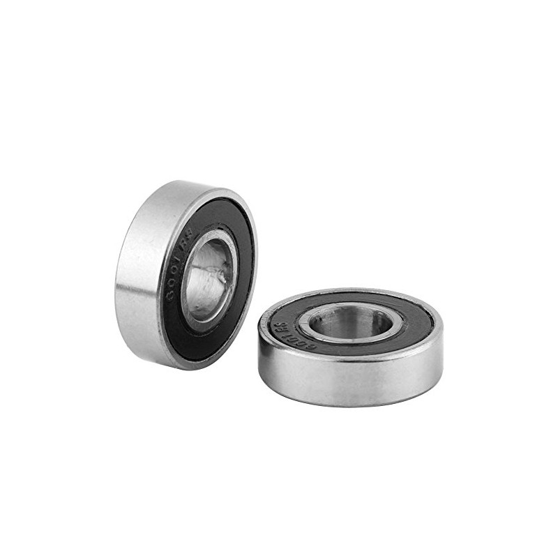 10pcs 6001-2RS Rubber Ball Bearings Deep Groove Ball Bearings Sealed
