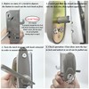 Gliding Patio Door Keyed Lock Assembly & Thumb Latch Compatible