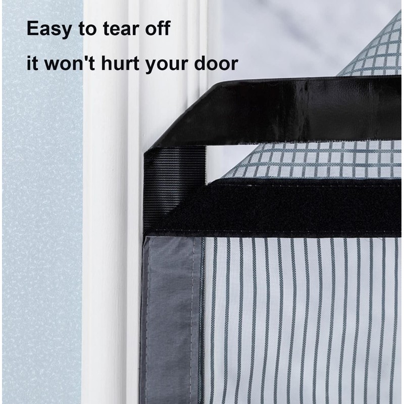 Qrity Magnetic Fly Screen Door 85 x 210cm, Mosquito Screen,