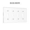 Tree Forest Mountain Quad Toggle Light Switch Plate Cover 4