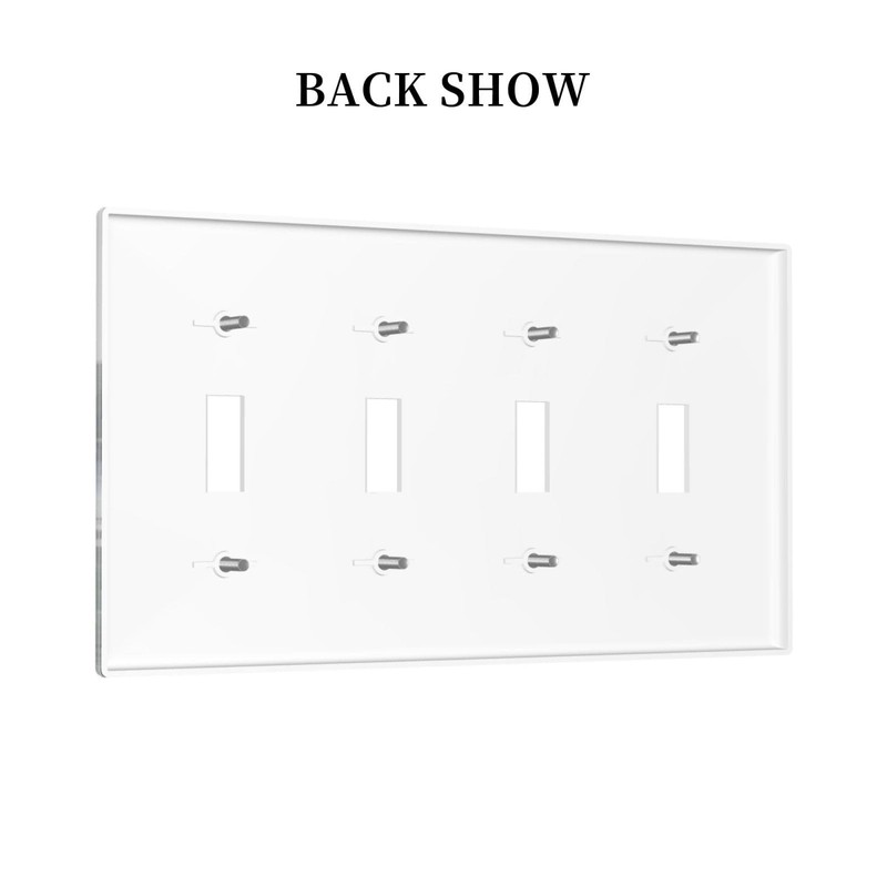 Tree Forest Mountain Quad Toggle Light Switch Plate Cover 4