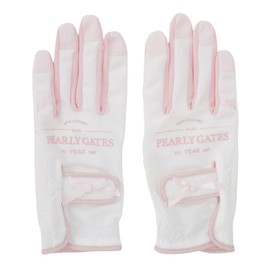 Parly Gates 053-5185202 Women's Ambidextrous Gloves (Sweat Absorbent, Quick Drying, Moisture Wicking and Cooling Function), Golf, Synthetic Leather, 030_white