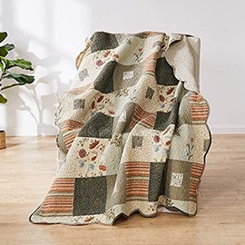 Greenland Home Sedona Throw Blanket, Taupe