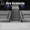Car Center Console Cover, Universal Leather Waterproof Armrest Seat Box