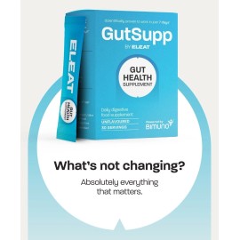 Bimuno es ahora GutSupp. Polvo prebiótico. 30 días. Alimenta bifidobacterias