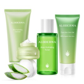 Aloderma Essential Aloe Hydrating Set 4-Piece Set