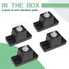 Memrita 4Pack Anti-Vibration Air Conditioner Mini Split Pad Mounting Bracket,Rubber