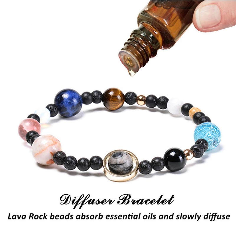Solar System Bracelet the Eight Planets Guardian Star Earth Space