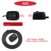 MKBKLLJY 3Pcs Black Paste Type Switch Car Rocker Switch ON/Off