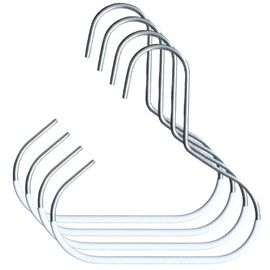 4Pcs Metal Non-Slip Scarf Ring Hangers & Belt Rings - Universal Tie Holder, Hat Hangers - Closet Organizer for Scarves, Belts, Ties, Hats & Tank Tops (White)