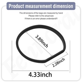 Fennoral Replacement Gasket Compatible with Ryobi ONE+ 18V Vaccum Dust Bin Lid PCL720 PBLSV716 PBLSV717 PCL720K and All Sub-Variations Stick Vacs