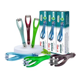 MidaMec Finger joint massage roller - Red Recycled plastic material, Thumb and Wrist Roller Massager to Support Hand Circulation, Reduce Pain, Numbness and Stiffness