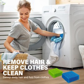 Pet Hair Remover for Laundry, Reusable Pet Hair Catcher, Anti Winding Lint Traps for Washing Machine Hose, Effective for Pet Fur, Hair, Lint and Dander, 6PCS