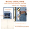 CAGIE Locking Journal for Adults Journal with Lock Large Binder