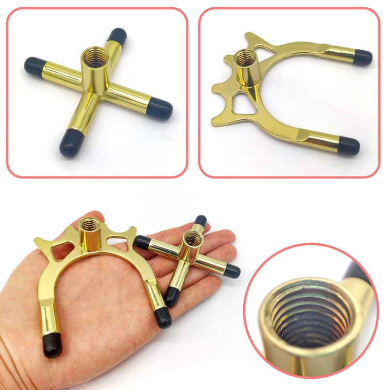 inheming ビリヤードブリッジヘッド プールホルダー スヌーカー スパイダークロス レギュラーキューレスト