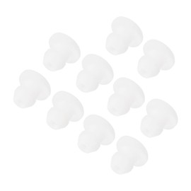 MECCANIXITY Silicone Snap in Locking Hole Plugs,Rubber Panel Seal Cover Flush Type Panel Round for Kitchen Rubber Bulkheads Waterproof Sealing Plugs 4.5mm/0.2 Inch Diameter White,Pack of 10