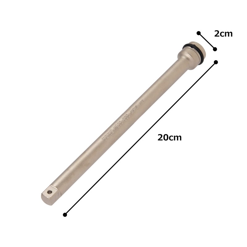 Tone NE30-200 Impact Extension Bar, 3/8 in. (9.5 mm), Total