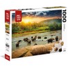 Pierre Belvédère • 1000-Piece Puzzle • Peaceful Elephants • 68