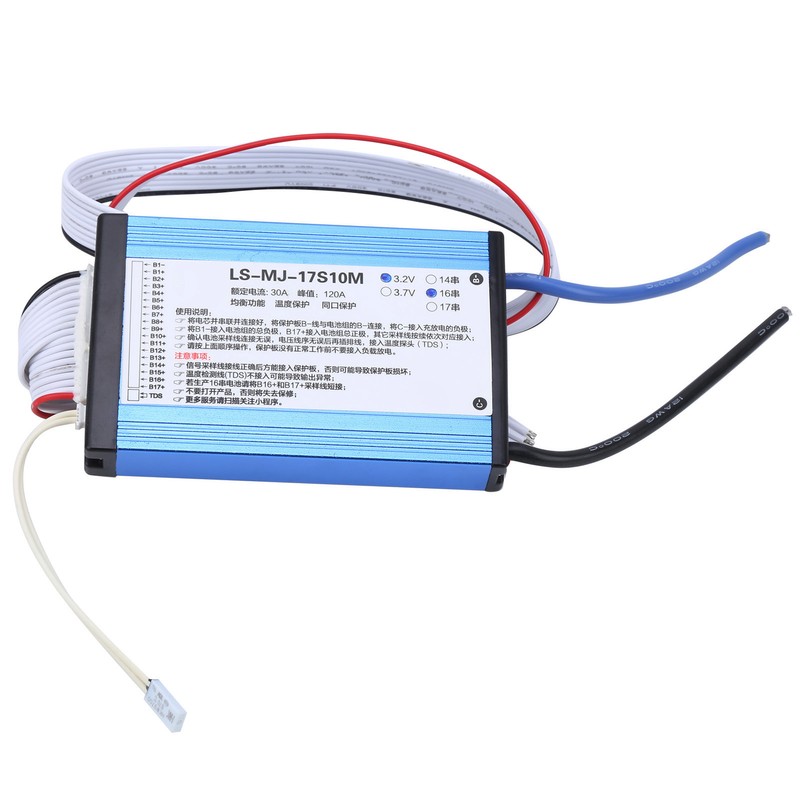 3.2V 30A 14S‑16S Lithium Battery Protection Board Universal with BMS18650