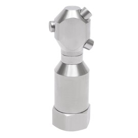 1/2" Internal Thread Pressure Washer Sewer Jetter Nozzle,304 Stainless Steel Drain Pipe Jetter 3 Jet Head, Rotary Nozzle Jet Hose Sweeper Nozzle (1/2" Internal Thread)