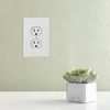 Questech Outlet Covers, Single Duplex Wall Plates 1-Gang Switch Plates