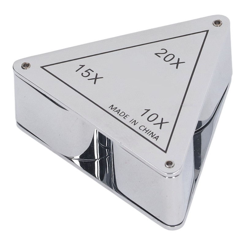 3 Lens Loupe Pocket Foldable Jewelers 10X 15X 20X Jewelry