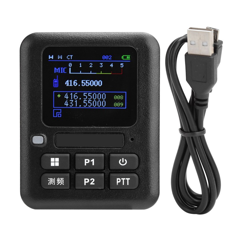 Walkie Talkies Mini Decoder Portable Radio Frequency Counter Meter with