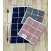 IMAMuRA Imabari Towel Half Handkerchief, 2-piece Set, Navy, Approximately 5.1