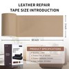 Leather Repair Patch Tape, Dark Beige 3 x 61 Inches