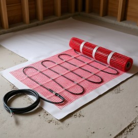 Radiant Heating Mat 15 Sq Ft Self Adhesive 120V For Radiant Heated Flooring AccessoriesDefault: Default