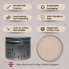 The Nail Society Acrylic Powder - 56g Rose Blush - Professional Nail Art Extension Powder