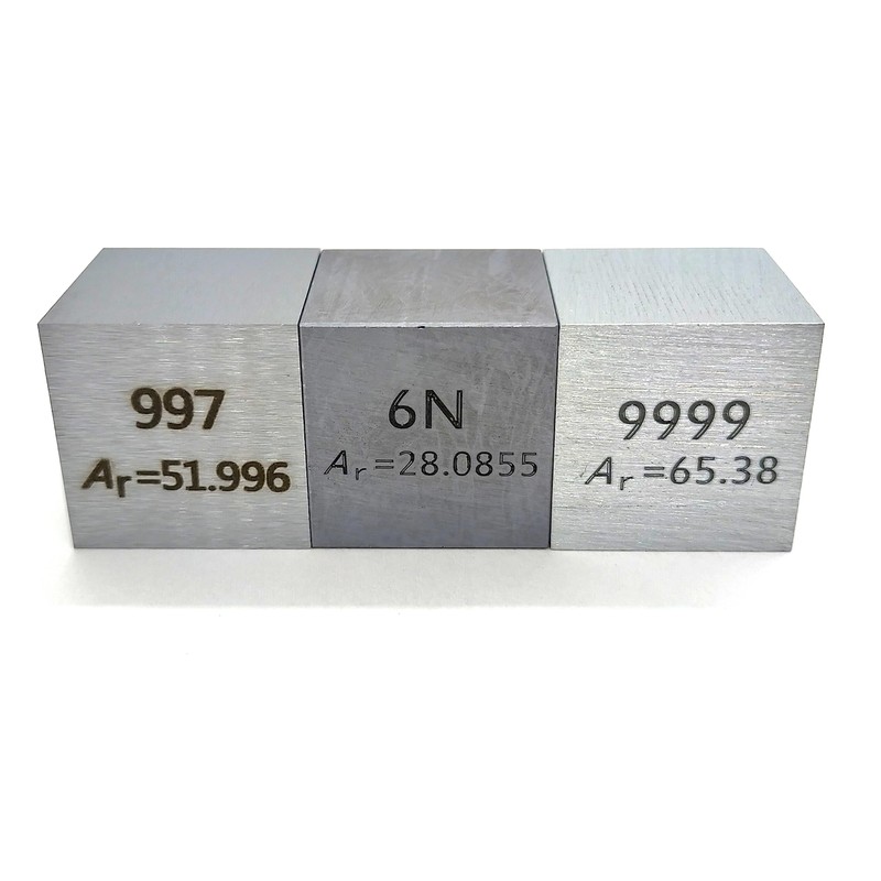 Element Specimen Set (Blue Elements Chrome, Silicon, Zinc (Cr, Si,