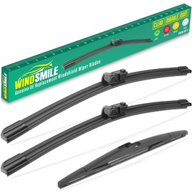26" 20" 14" Windshield Wiper Blades Replacement for Volvo XC60 2012 2013 2014 2015 2016 2017 Premium All Weather Front Rear Wipers Set - OEM Quality (Pack of 3)