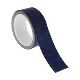 X AUTOHAUX Pinstripe Tape 40mmx8.5m Forging Pattern Car Stripes Pinstripe Decals for Car Motorcycle and Boat Racing Stripes DIY Stickers Matte Blue 1 Pcs