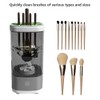 Electric Makeup Brush Cleaner and Dryer Machine, Automatic Spinning Brush