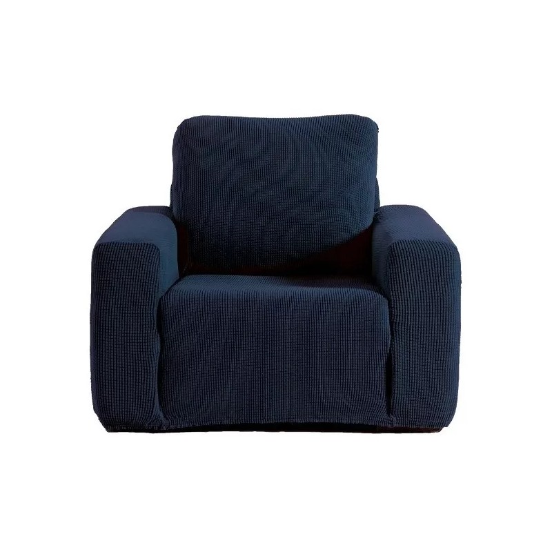 Vianney Cubre Sala Ajustable Niza Marino Elastico Stretch 3 Piezas