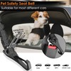 SlowTon Dog Seat Belt, Adjustable Dog Safety Belt Leash, 2