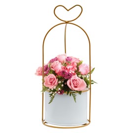 10 Pcs Gold Flower Vase for Centerpieces Wedding, Wedding Centerpieces for Tables, Flower Holder Centerpiece, Elegant Vase for Weddings Party Decoration