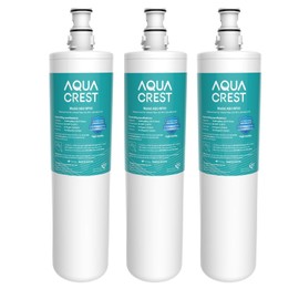 AQUA CREST 3US-PF01 Replacement Filter, NSF/ANSI 42 Certified Replacement for Advanced Filtrete® 3US-PF01, 3US-MAX-F01 Water Filter, Delta RP78702, Manitowoc K-00337, K-00338, HF20 HF25 HF27, 3 Pack