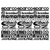 Tuning Technical Sponsors Sticker Kit Complete Set