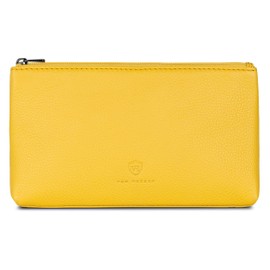 VON HEESEN Cosmetic Bag Toiletry Bag, yellow, medium / 1