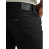 Lee Men's Legendary Slim Straight Jean, Overdye Black, 35W x