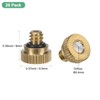 M METERXITY 20-Pack Brass Misting Nozzle, 0.016" 0.4mm Orifice 10/24