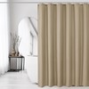 Gibelle Extra Long Shower Curtain 72 x 84, Tall Waffle