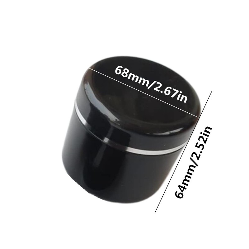 8 Pack Plastic Empty Cosmetic Containers with Lid, Portable 4.8