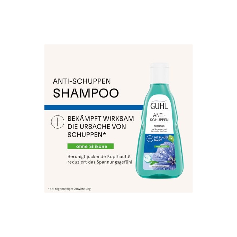 Guhl Anti-Dandruff Shampoo - Pack of 4 - 4 x