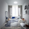 B.K.Licht - LED ceiling light with starry sky, indirect light,