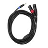 3.5mm Stereo Male to Dual 2 XLR Male Plug Connector