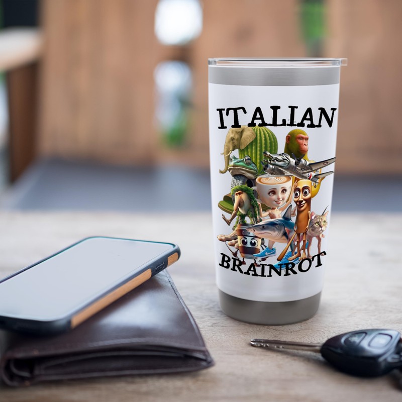 ITALIAN BRAINROT ALL CHARACTERS Stainless Steel Insulated Tumbler