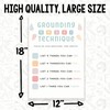 Grounding Technique Classroom Poster - Calm Corner Poster - Emotional